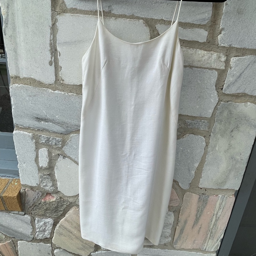 No label. Linen Slip Dress